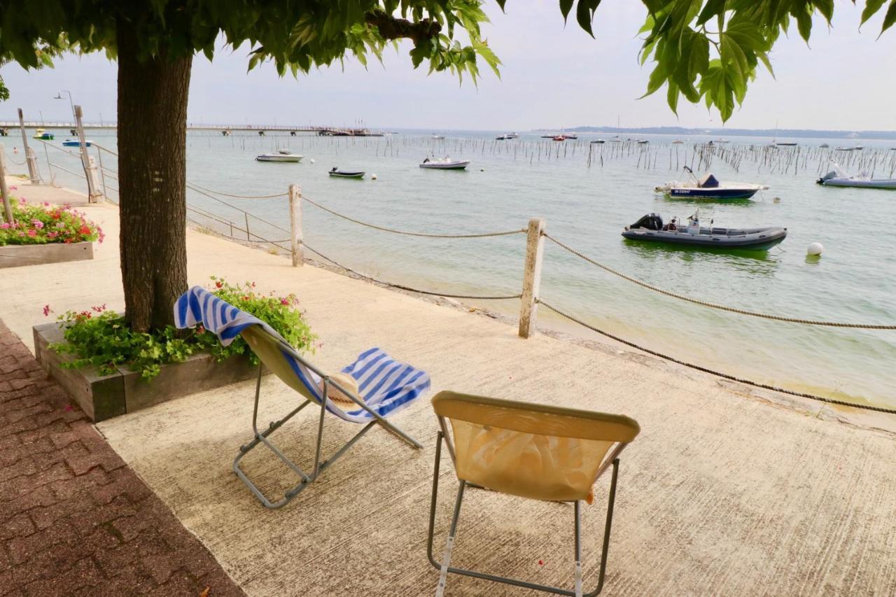 Comfortable, Renovated Studio In Top Cap Ferret Location, 1St Line With Bay View Lege-Cap-Ferret Exterior photo